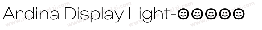 Ardina Display Light字体转换